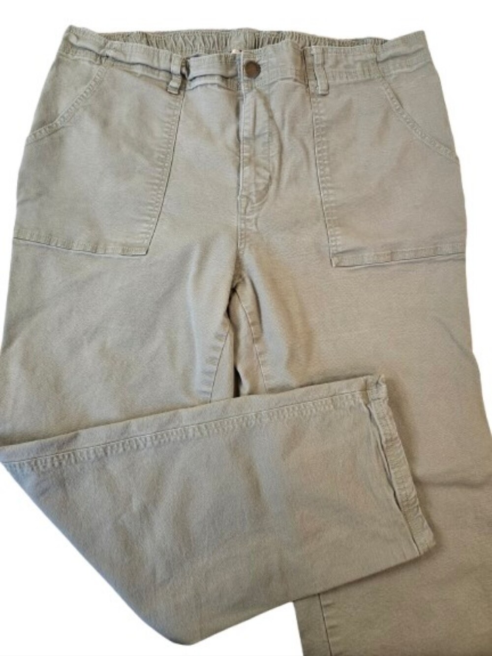 Knox Rose Olive Green Straight Leg Pants Size XXL
